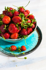 fresh strawberry on the table