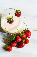 fresh strawberry on the table