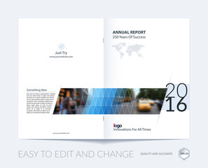 Brochure template layout, cover design annual report, magazine,