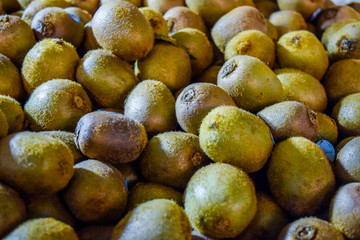 Healthy food, kiwis background