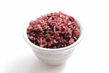 Red rice isolated