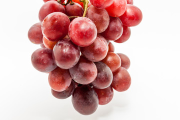 Bunch of red grapes