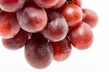 Bunch of red grapes