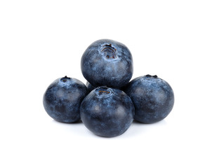 blueberry isolated on the white background