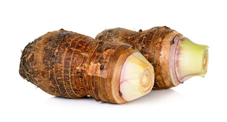taro isolated on the white background
