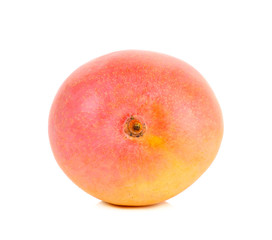 Ripe mango isolated on the white background