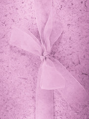 Natural paper bow