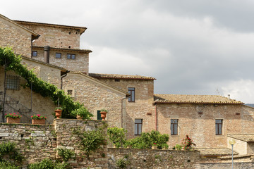 Fototapeta na wymiar Typical houses in Italy