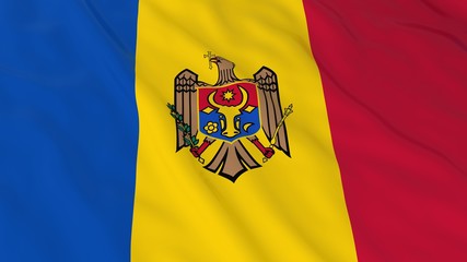 Moldovan Flag HD Background - Flag of Moldova 3D Illustration