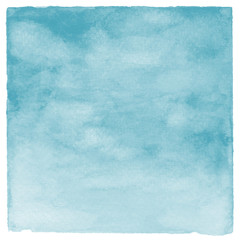 Abstract blue watercolor