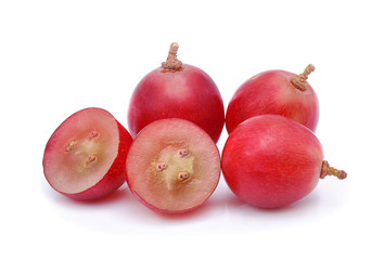 grapes isolated on a white background