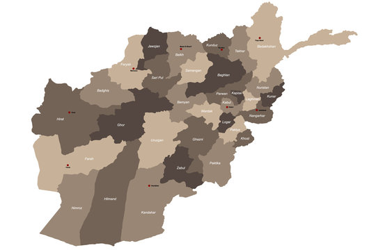 Large and detailed map of Afghanistan
