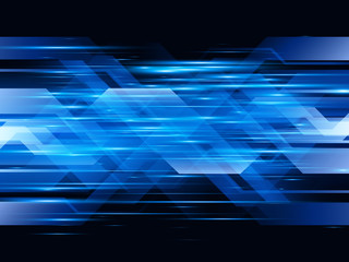 High speed. Hi-tech. Abstract technology background. Vector illustration