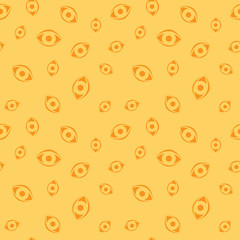 Seamless Human Eye Decorative Background
