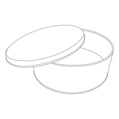 vector image round box