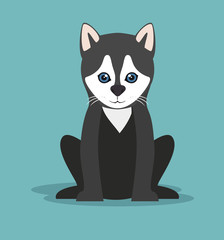 cute dog design, vector illustration eps10 graphic 