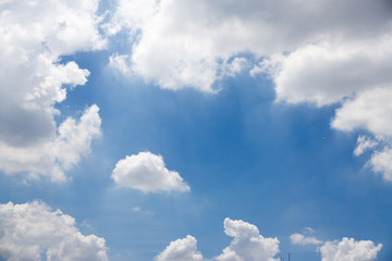 Beautiful cloudy sky backgound