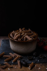 Whole grain pasta