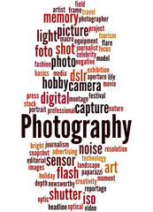 Photography, word cloud concept 9