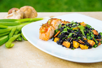 Pan-Asian dish