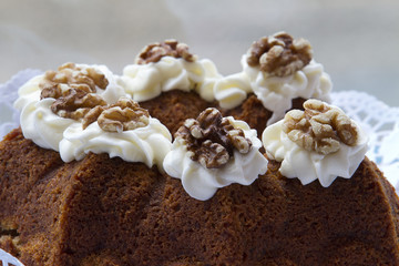 Homemade sponge cake