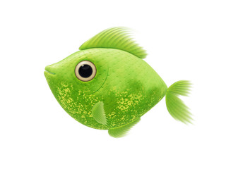 green fish