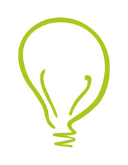 Light bulb  icon. Energy design. vector graphic