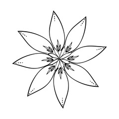 Garden icon. Flower plant  design. vector graphic