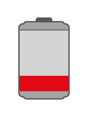 Battery icon. Energy design. vector graphic