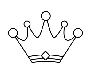 Crown icon. Vip and luxury design. vector graphic
