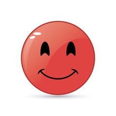 Face design. Cartoon icon. White background