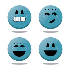 Obraz premium Face design. Cartoon icon. White background