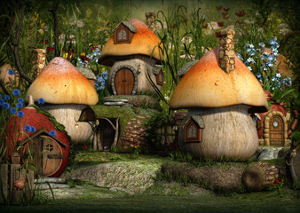 Imps Village, 3d CG