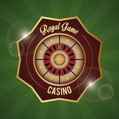 Casino design. Game icon. Colorfull illustration