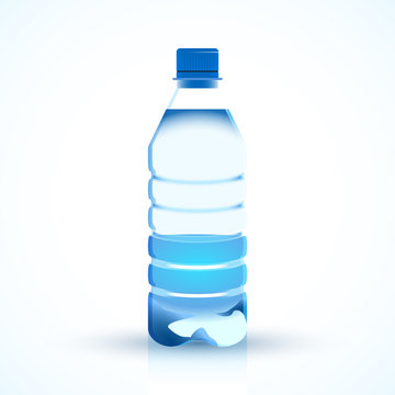 Bottle of water illustration
