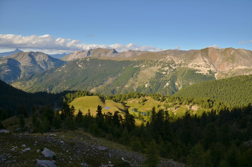 Fototapeta na wymiar Vallée de Ceillac (PNR Queyras / Hautes-Alpes)