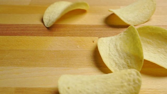 Falling down potato chips, 2 videos in 1
