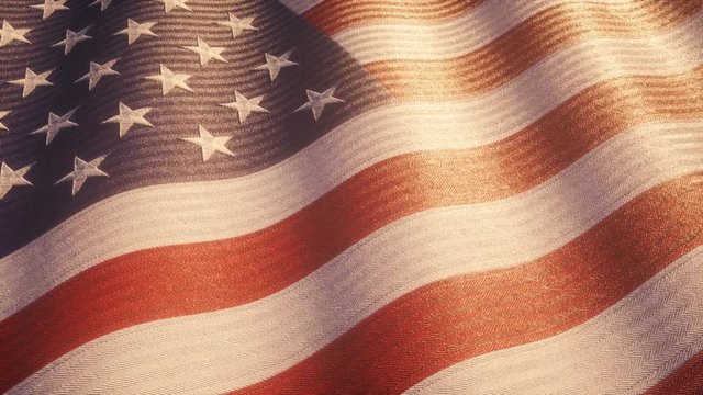 USA Flag Loop 02