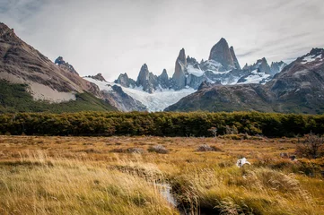 Foto op Plexiglas Cerro Chaltén La vetta del monte Fitz Roy, in Patagonia