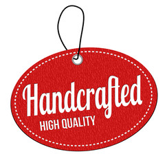 Handcrafted label or price tag