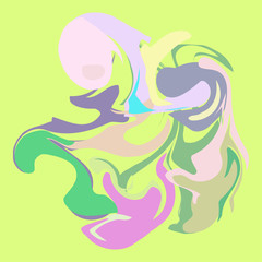 Marble vector texture, marbling abstract background illustration