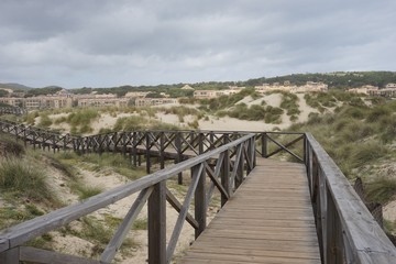 Fototapeta na wymiar Sanddünen an der Cala Mesquida / Mallorca 