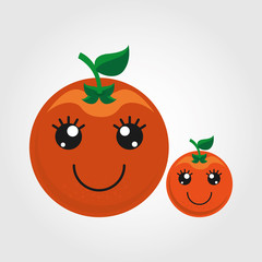 fruit character design 