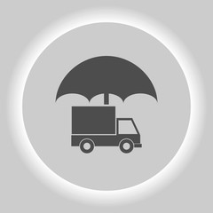 Cargo insurance icon