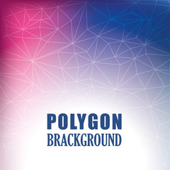 Background design. Polygon icon. Abstract and Colorfull illustra