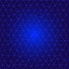 Geometric background blue.