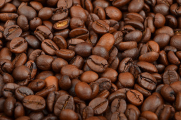 Coffee beans background