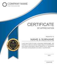 Certificate template, Modern Certificate template design. Vector