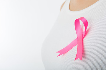 Pink Breast cancer awareness ribbon