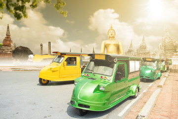 .Tuk Tuk car for tourism